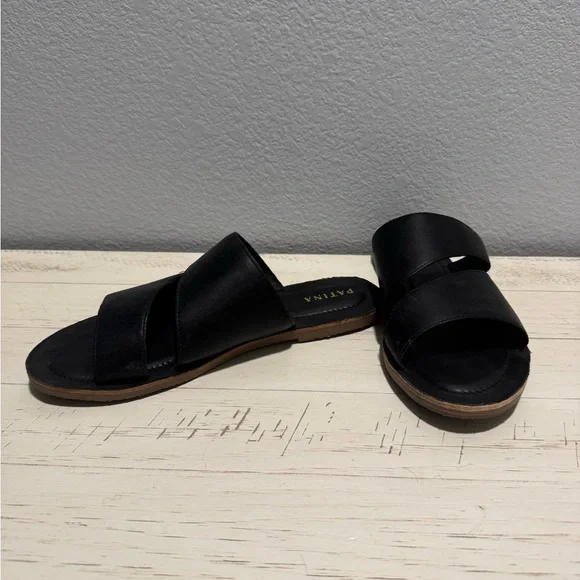 Portland leather Black Women's Sandals - Picture 4 of 6